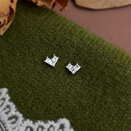 A廠【2783】迷你簡約小巧可愛清新甜美通勤百搭新款925銀針愛心耳環耳飾
25.12-3
