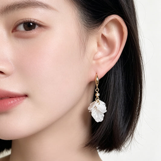 A廠【7571】清新甜美優雅氣質花朵流蘇手工耳環夏日新款百搭耳環女
26.05-1