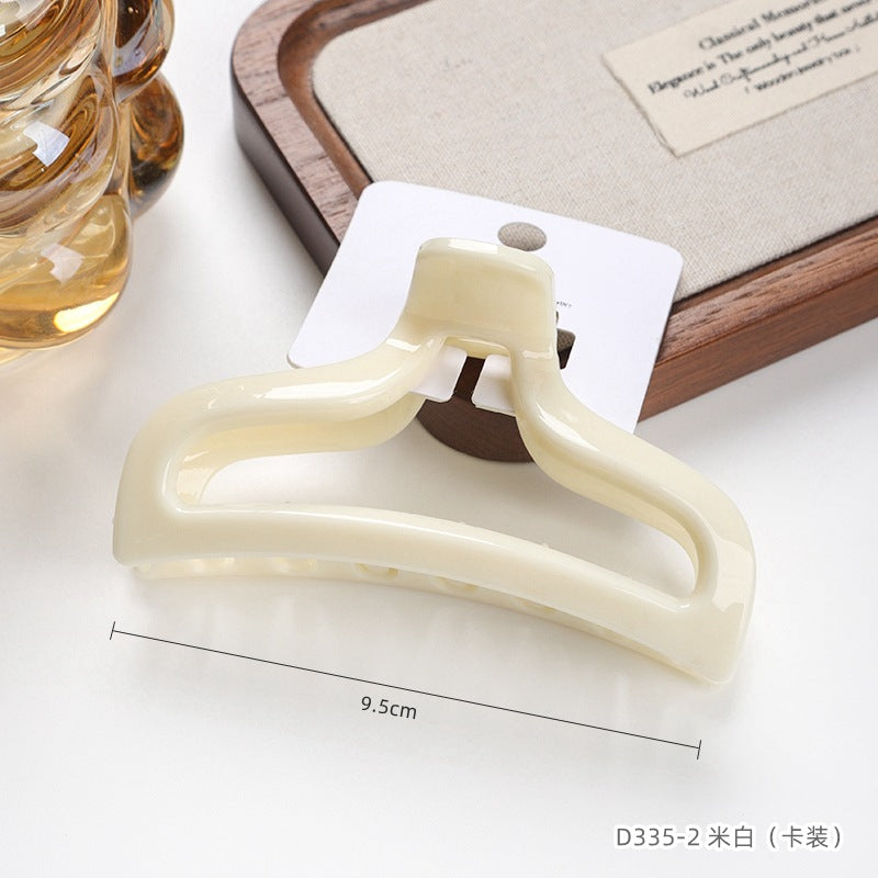 D廠【D335】卡裝PC髮夾高級感魚尾抓夾大號加厚髮卡商超髮飾女後腦勺鯊魚夾
 25.10-5「D廠-單筆結帳需滿,NT$600出貨(不含運費)」