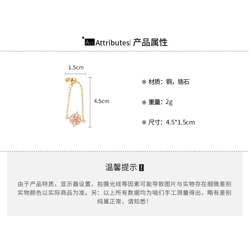 A廠【HR2584】鋯石精緻輕奢花朵戒指歐美復古時尚百搭食指戒小眾高級感手飾 25.06-1