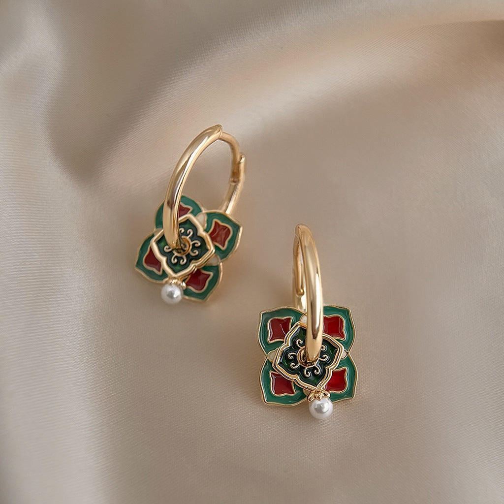 C廠【6470】原創國潮紋樣氣質民族風景區飾品保色電鍍新款新中式耳環耳環
25.10-5