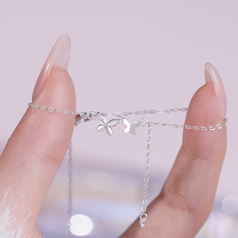 E廠【YC5115SL】S925純銀清新蝴蝶結流蘇手鍊甜美風可愛百搭氣質休閒小眾手飾
25.10-5