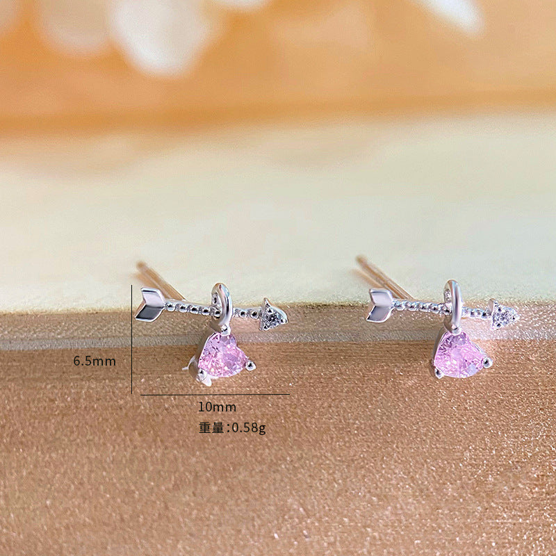 E廠【YC7728-34E】S925純銀多款式星星愛心耳環女甜酷風時尚個性耳骨耳飾品 24.03-4