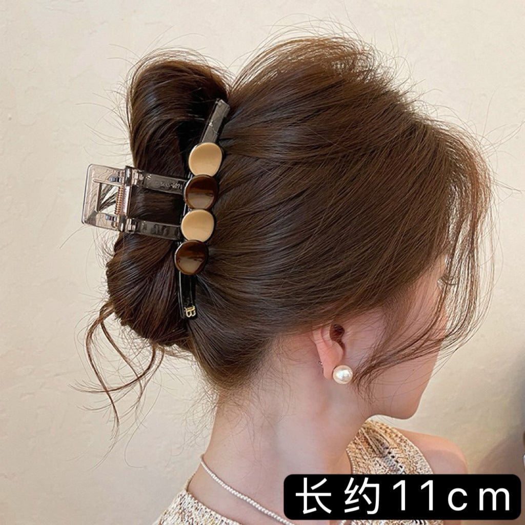 C廠【X182】復古撞色圓圈抓夾女2026新款大號鯊魚夾子高級感髮量大盤髮夾頭飾
26.04-5「C廠-單筆結帳需滿,NT$500出貨(不含運費)」
