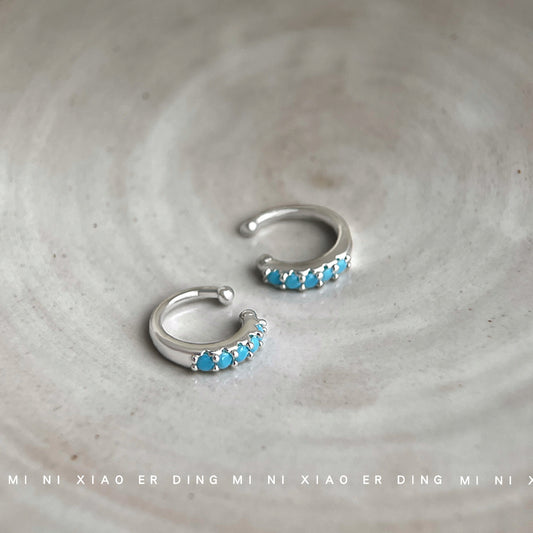 C廠【6320】個性無耳洞耳骨夾甜酷簡約日常通勤睡覺不用摘無痛耳夾飾品女 25.06-4