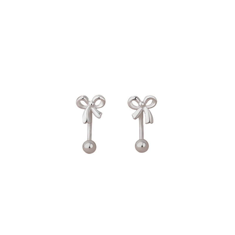 E廠【YC8793E】S925純銀蝴蝶螺絲耳鉤精緻氣質清新可愛韓風在逃公主耳飾 25.04-2