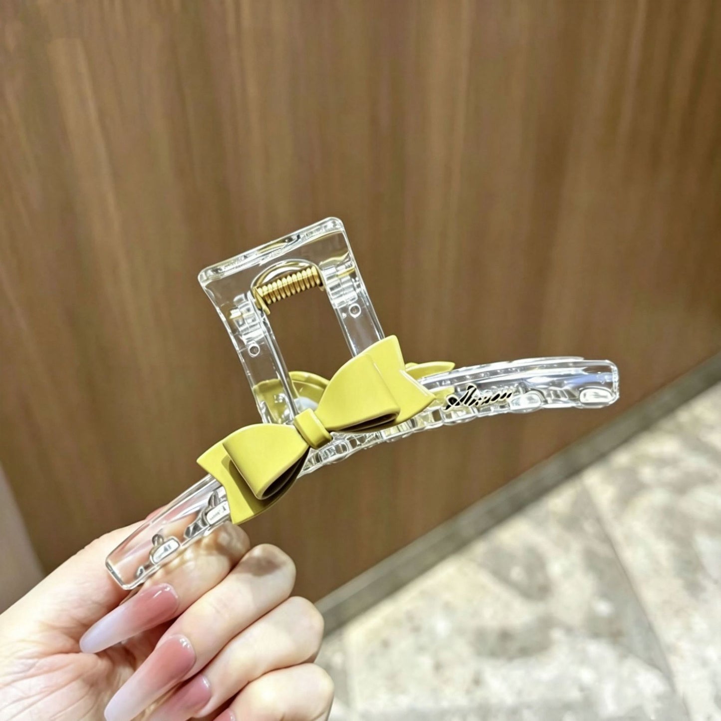 C廠【X458】甜美氣質粉紅蝴蝶結髮夾女2026新款後腦勺頭髮抓夾精緻漂亮鯊魚夾
26.06-2