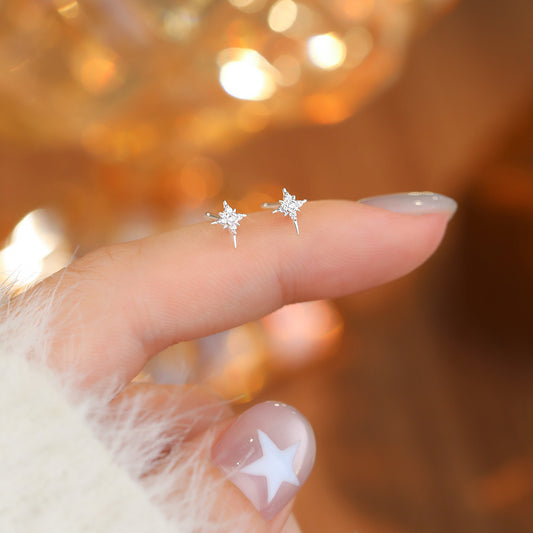 D廠【YC9339E】足銀S999八芒星耳環小眾輕奢時尚設計感高級感百搭溫柔耳飾
26.04-1