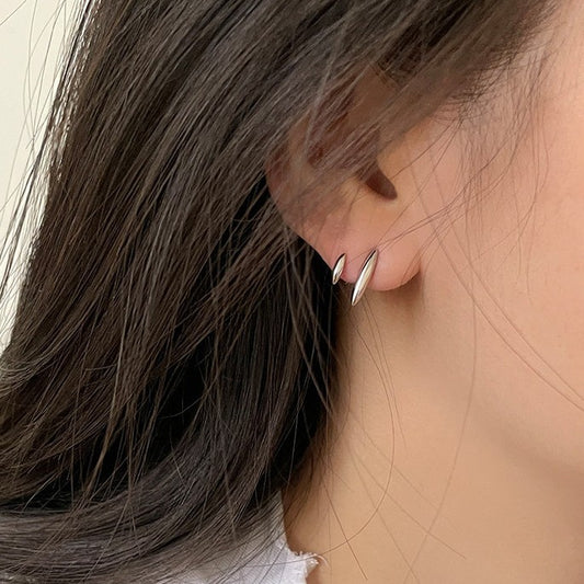 E廠【XDQ10427E】S999純銀冷淡風水滴耳環女ins小眾設計耳環高級感氣質耳飾潮
26.01-1