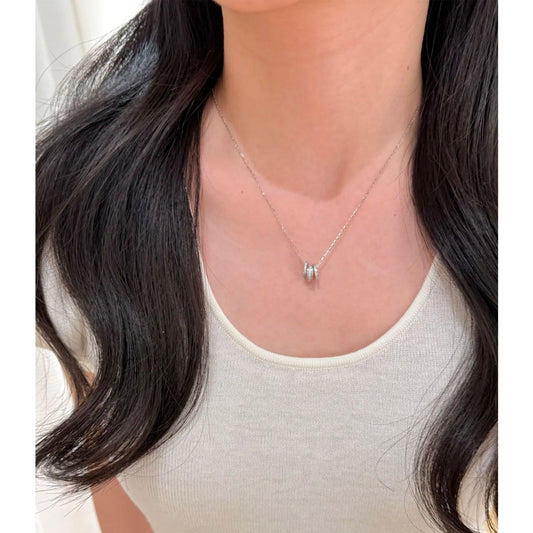 E廠【XDQ0127N】高級感超閃鋯石項鍊女S925純銀小眾時尚百搭輕奢鎖骨鏈配件品
26.03-3