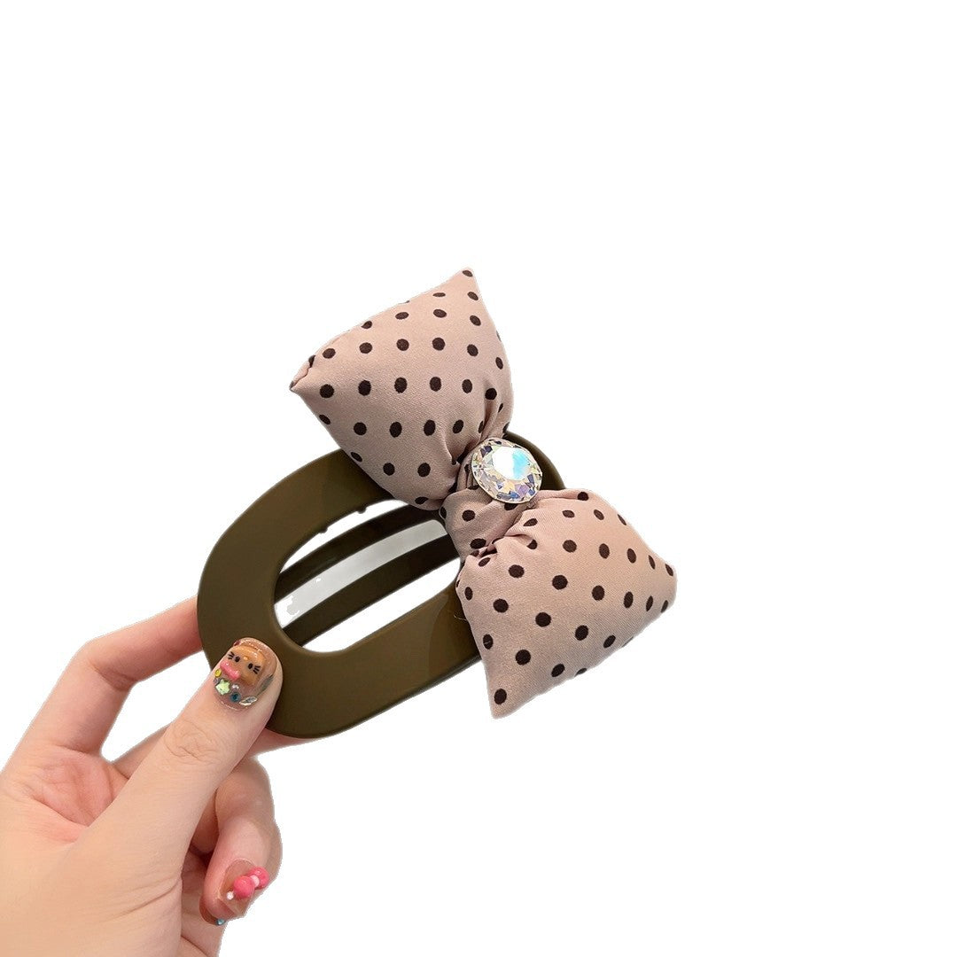 C廠【Y954】東方門新款粉紅波點海綿蝴蝶結髮夾後腦勺盤髮鴨嘴夾大抓夾髮飾
25.12-3「C廠-單筆結帳需滿,NT$500出貨(不含運費)」
