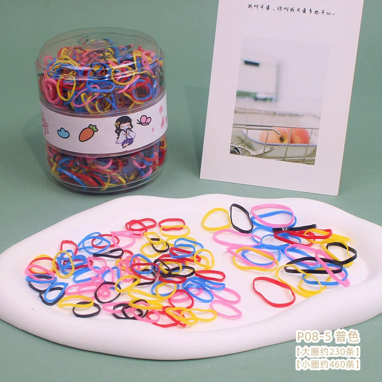 D廠【P08】韓版兒童一次性皮筋超值二層大小圈組合裝寶寶髮繩不傷髮女童膠圈 24.03-1「D廠-單筆結帳需滿,NT$600出貨(不含運費)」