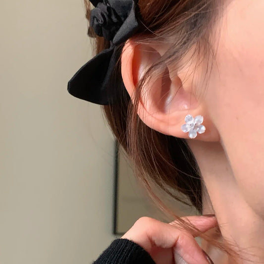 E廠【XDQ10946E】S925純銀甜美氣質貝殼花朵耳環女時尚高級感櫻花耳飾小眾百搭
26.06-3