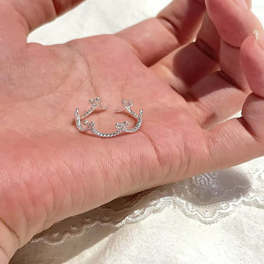 F廠【SR1332】甜美insS925純銀蝴蝶結戒指女小眾疊搭開口戒指環熱銷款手飾 25.05-5