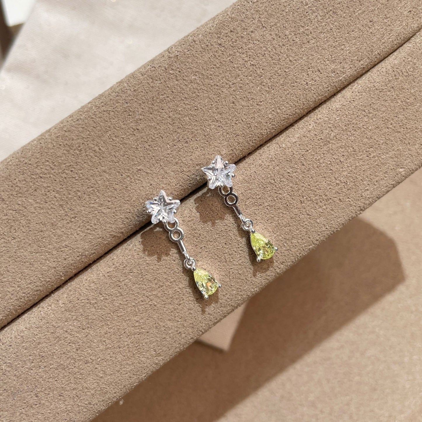 F廠【XDQ10316E】通體925純銀後掛式水滴耳環女小眾設計感精緻鋯石耳飾
25.10-5