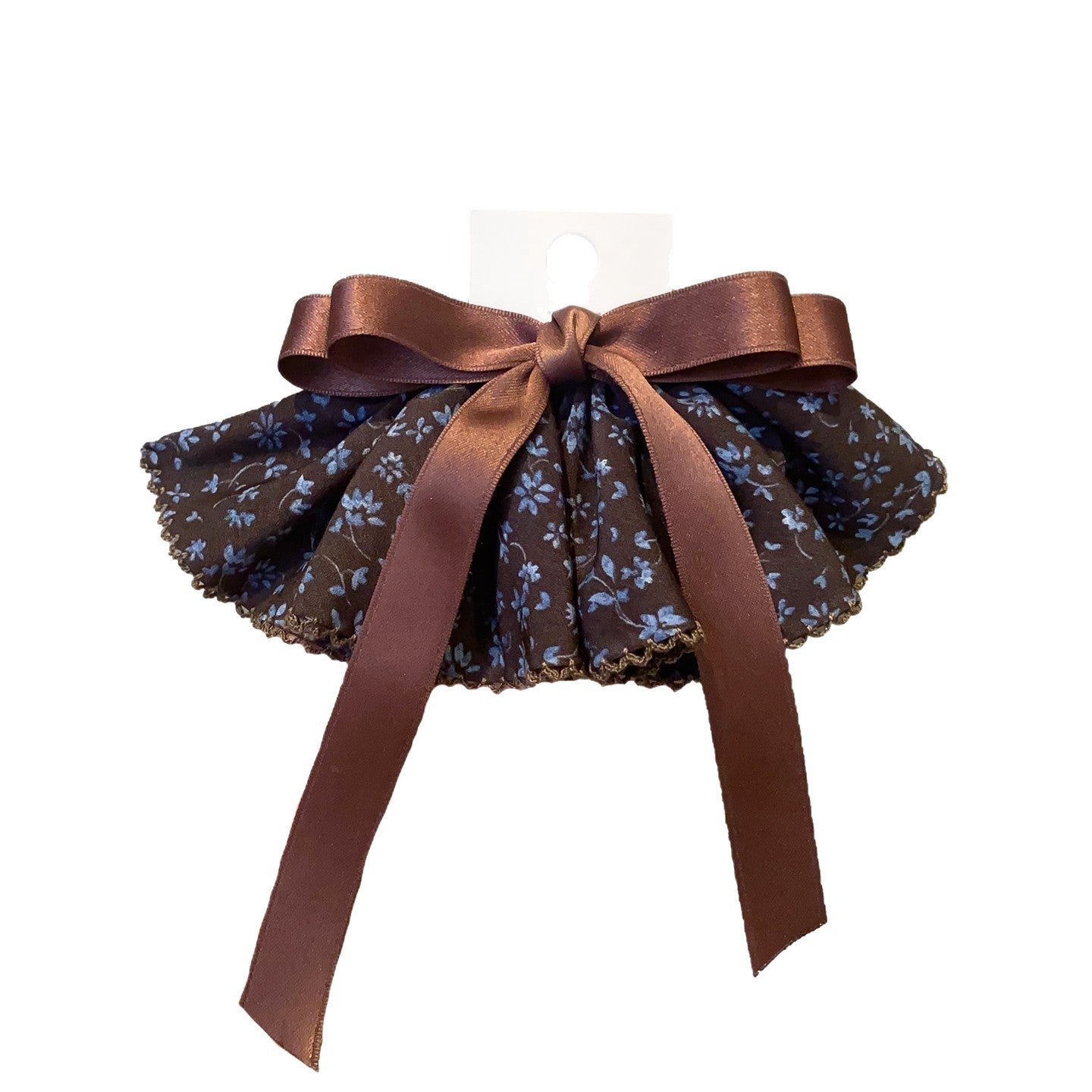 C廠【Y1058】復古氣質高級感碎花棕藍裙擺髮夾蝴蝶結彈簧夾髮卡秋冬新款頂夾女
26.01-1