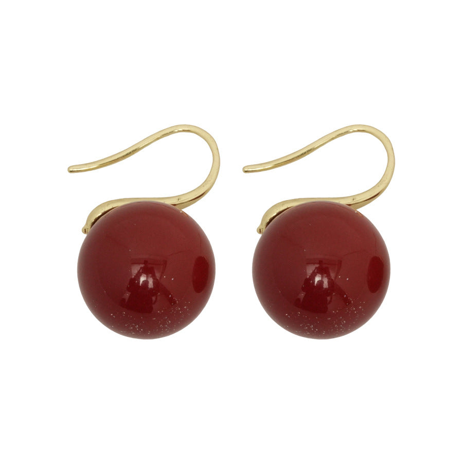 A廠【HE29106】新款復古圓形珍珠耳環簡約小眾氣質耳環輕奢高級感百搭時尚耳環女
 25.10-5