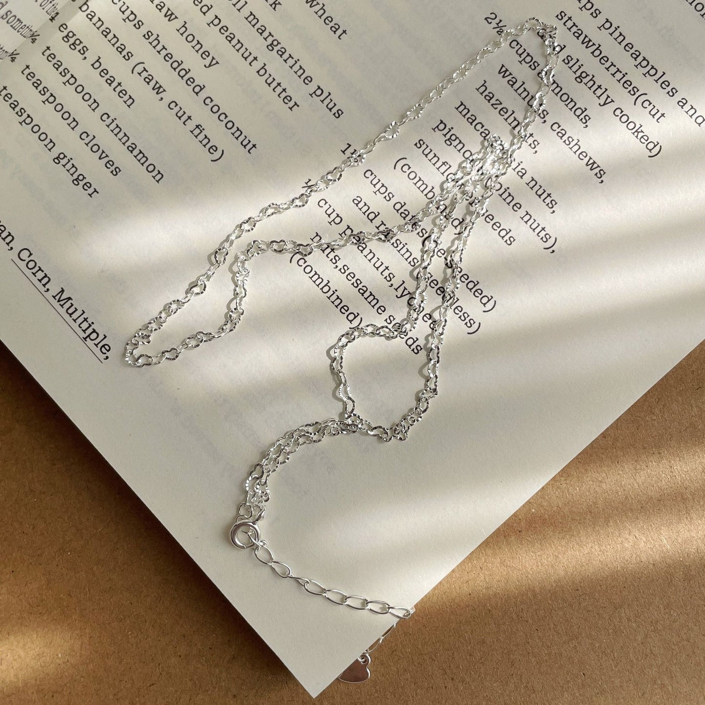 F廠【DQ2088N】足銀999小眾設計愛心項鍊女ins冷淡風素鏈鏤空心形拼接鎖骨鏈 25.03-1