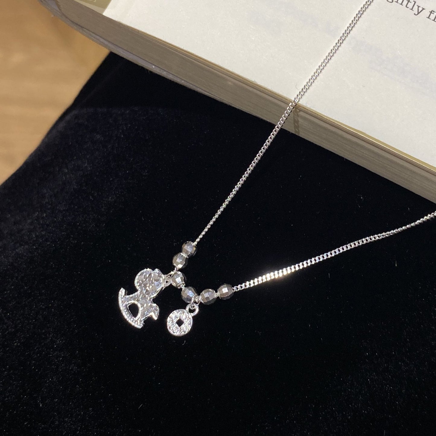 F廠【DQ2243N】S925純銀碎冰冰木馬項鍊女時尚輕奢高級感馬上有錢鎖骨鏈
25.11-2