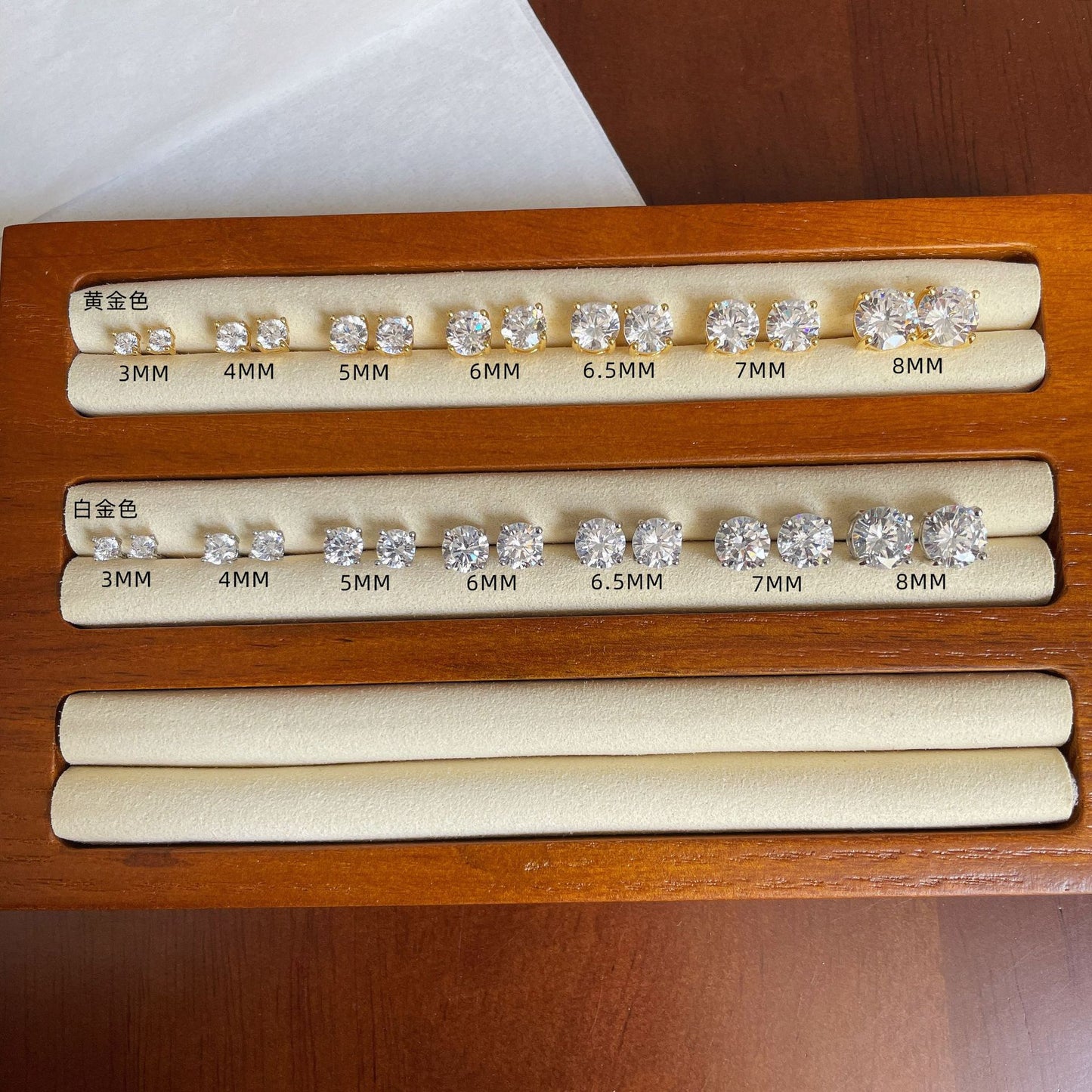 F廠【DQ11713E】S925純銀爆閃四爪單鑽耳環女韓系氣質輕奢高級感鑲鋯石耳飾潮 25.05-3