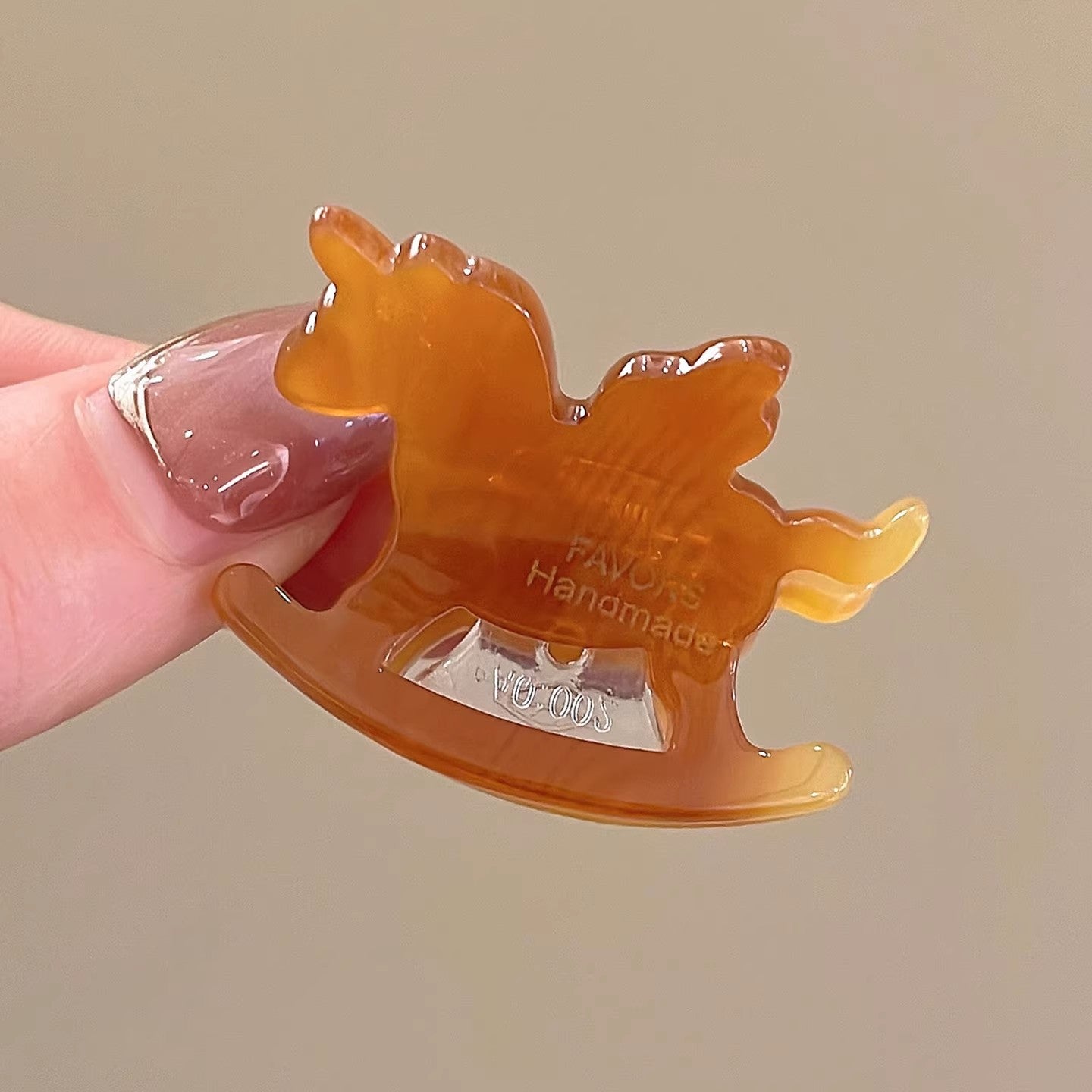 C廠【X8】韓國醋酸小馬抓夾小號女後腦勺半紮髮夾頭飾高級感氣質側邊瀏海夾
26.03-2