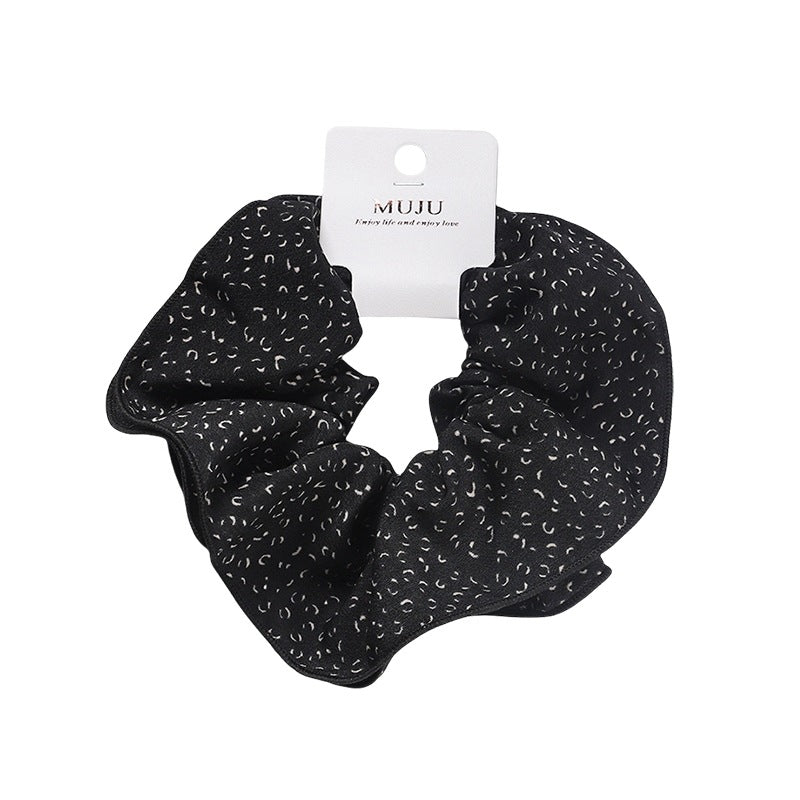 D廠【B485】高級感小蠻腰大腸髮圈卡裝髮飾格子豹紋頭繩法式超大馬尾皮筋髮繩
 25.10-5「D廠-單筆結帳需滿,NT$600出貨(不含運費)」