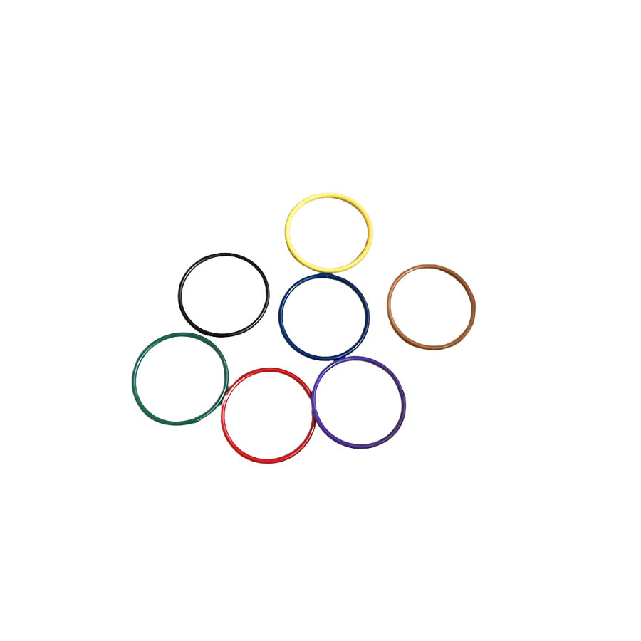 A廠【HR2687】多巴胺滴油戒指七件組時尚簡約百搭氣質食指戒個性小眾設計感指環 25.08-1