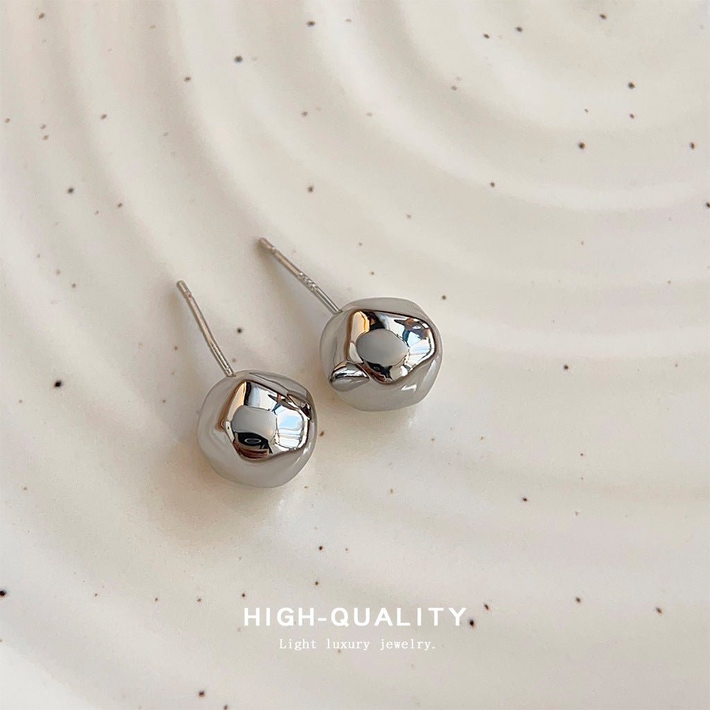 C廠【3566-3567】升級版電鍍18K真金加厚極簡幾何高級感輕奢風重工質感耳環女 24.01-1