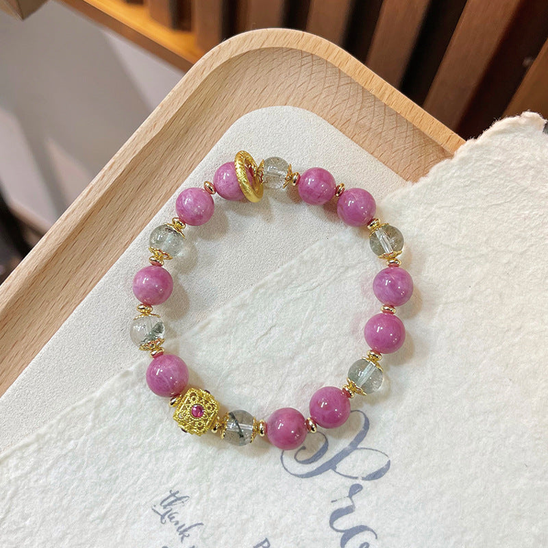 C廠【vsl1747】薔薇石手鍊手鍊 24.04-4「需2件起批」