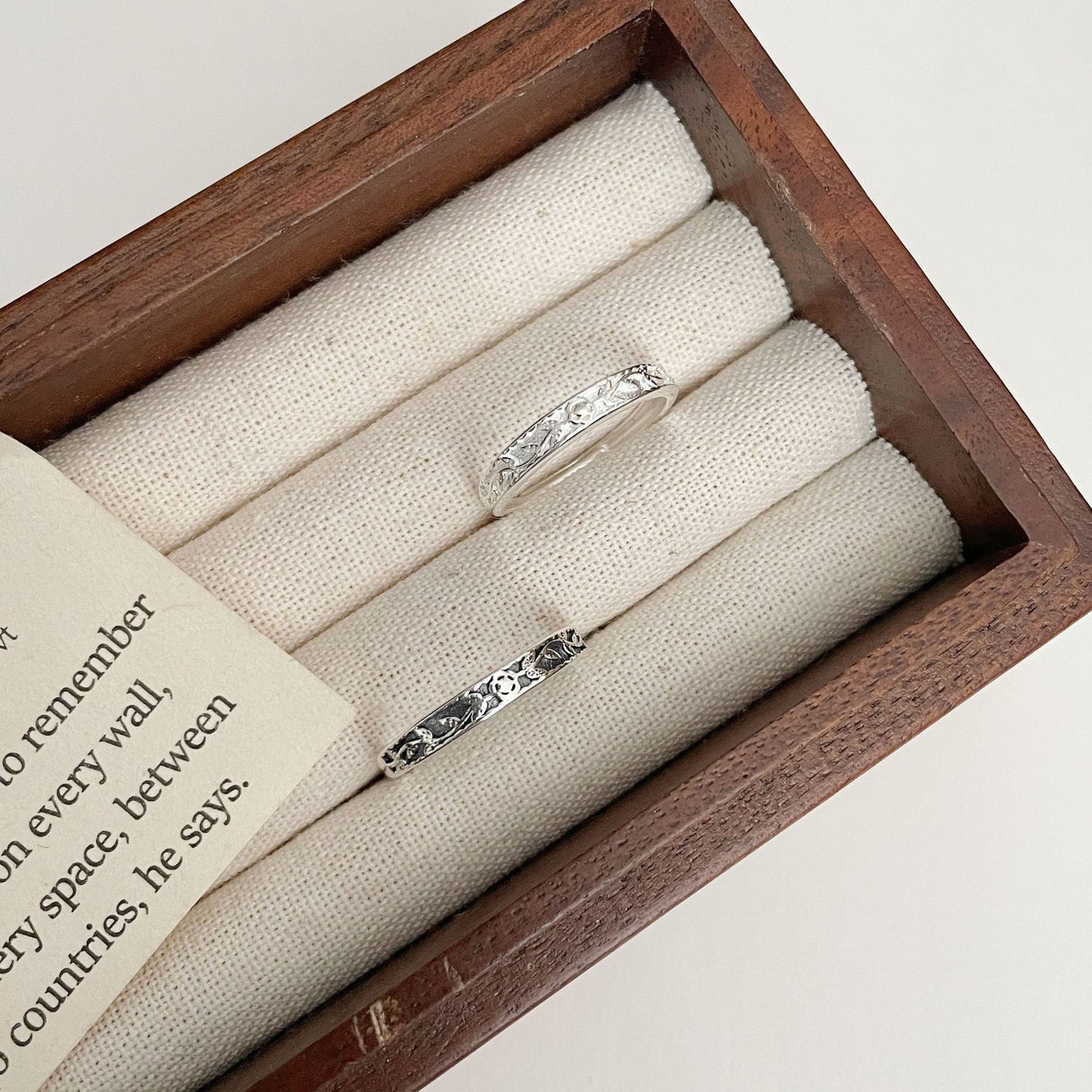 F廠【DQ8437R】999足銀新中式國風花朵戒指女輕奢小眾做舊疊戴純銀食指戒潮 25.03-4