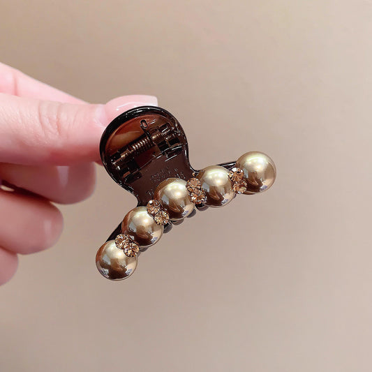 C廠【X70】2026新款精緻珍珠小抓夾後腦勺半抓髮夾高級瀏海夾側邊夾公主頭飾
26.04-1