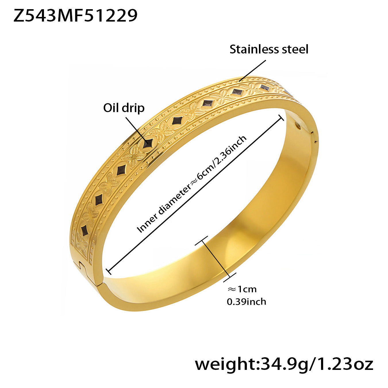 B廠【Z260】不鏽鋼羅馬數字滴油十字卡扣手鐲多款造型手環組合飾品鍍18k真金
26.01-1