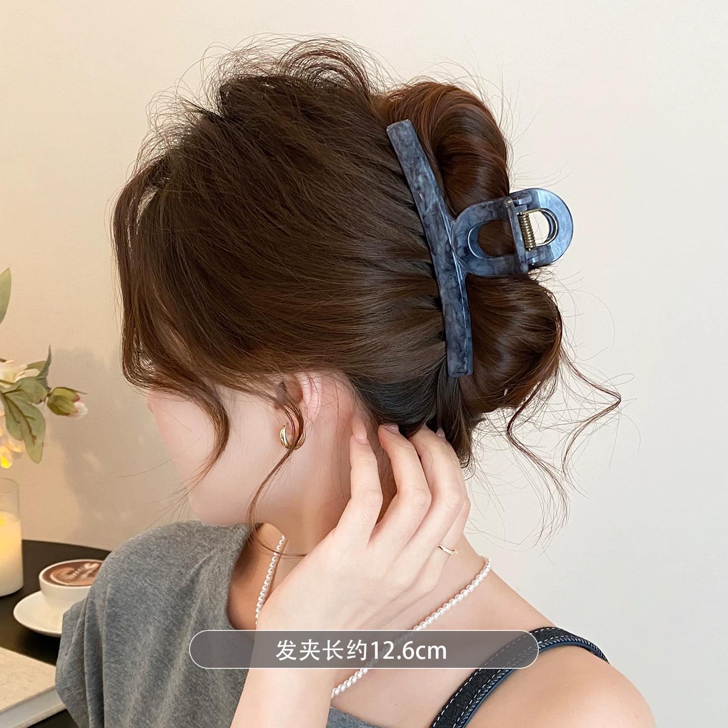 C廠【X768】氣質水墨紋暈染高品質大抓夾女2026新款復古後腦勺鯊魚夾盤髮夾
26.08-4「C廠-單筆結帳需滿,NT$500出貨(不含運費)」