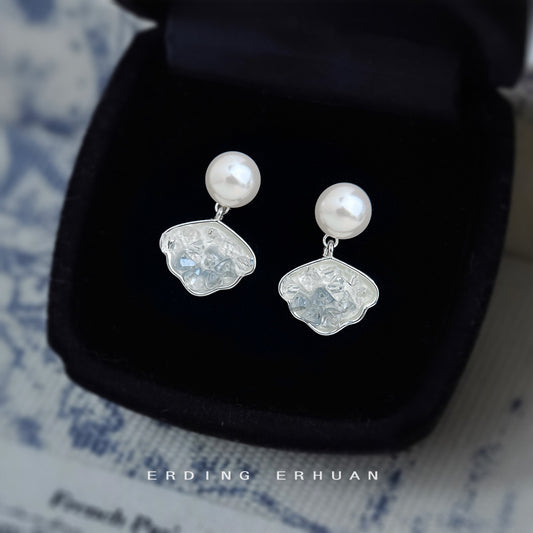 C廠【6262】海藍寶漸層色~玻璃水晶耳環清新簡約夏日爆款耳環飾品女 25.06-3