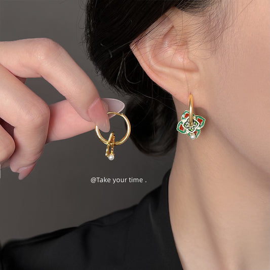 C廠【6470】原創國潮紋樣氣質民族風景區飾品保色電鍍新款新中式耳環耳環
 25.10-5