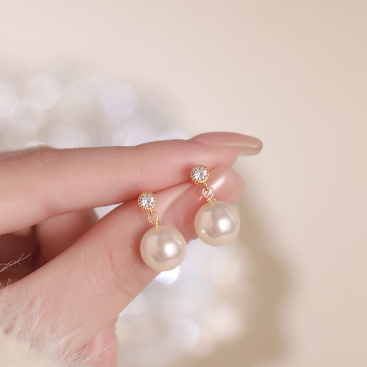 D廠【YC4090E】純銀S925氛圍感復古珍珠鋯石耳環女新款輕奢高級獨特設計耳環
26.03-1