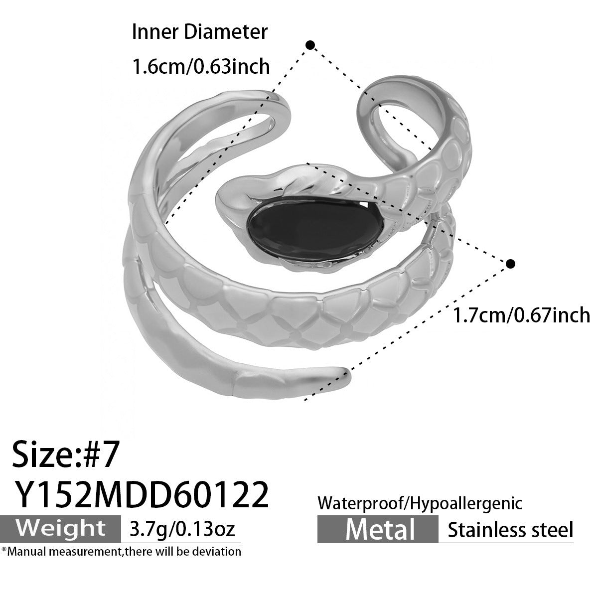 B廠【Y144】跨國小眾高級感輕奢幾何開口指環不銹鋼鍍金ins個性設計百搭戒指
26.01-4