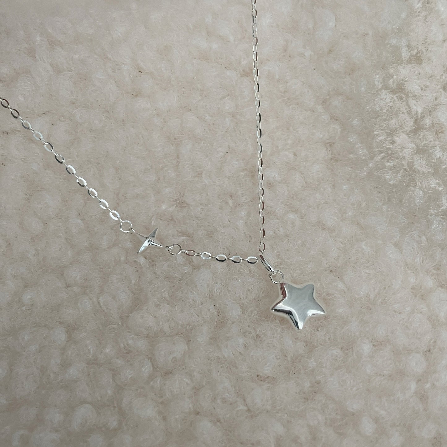 F廠【DQ2104N】S925純銀高級感小眾五角星項鍊女韓版時尚星星鎖骨鏈簡約氣質 25.04-2