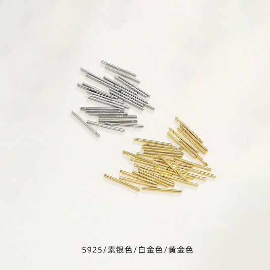 F廠【XDQ10167E】925純銀耳針耳棍養耳洞睡覺免摘基本款銀針耳環耳飾
 25.10-5