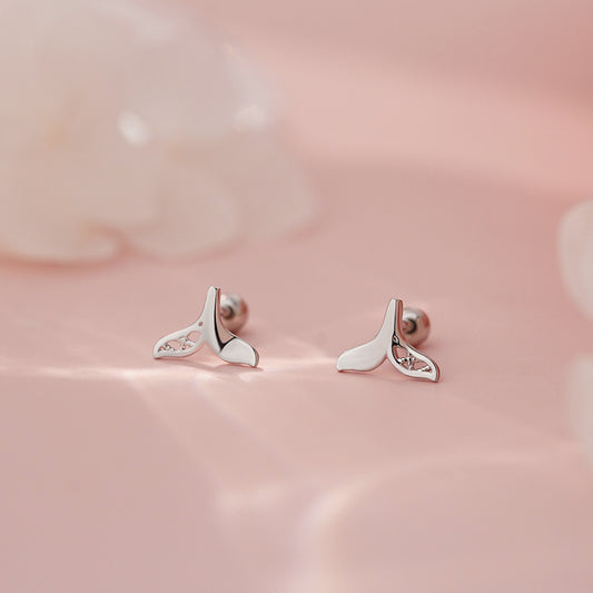 E廠【YC9138E】S999足銀文藝花朵耳環女清新優雅精緻韓風精美小眾耳飾 25.06-4