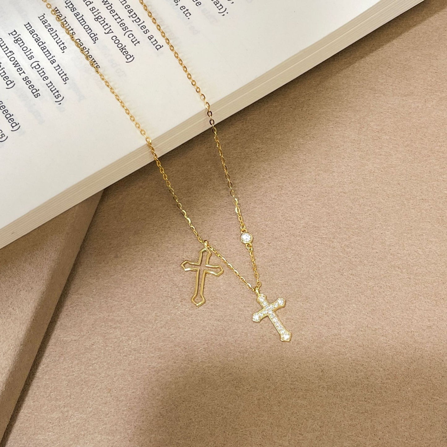 E廠【XDQ0521N】歐美跨境925銀十字架項鍊女小眾中古風輕奢高級感鎖骨鏈首飾
26.03-1