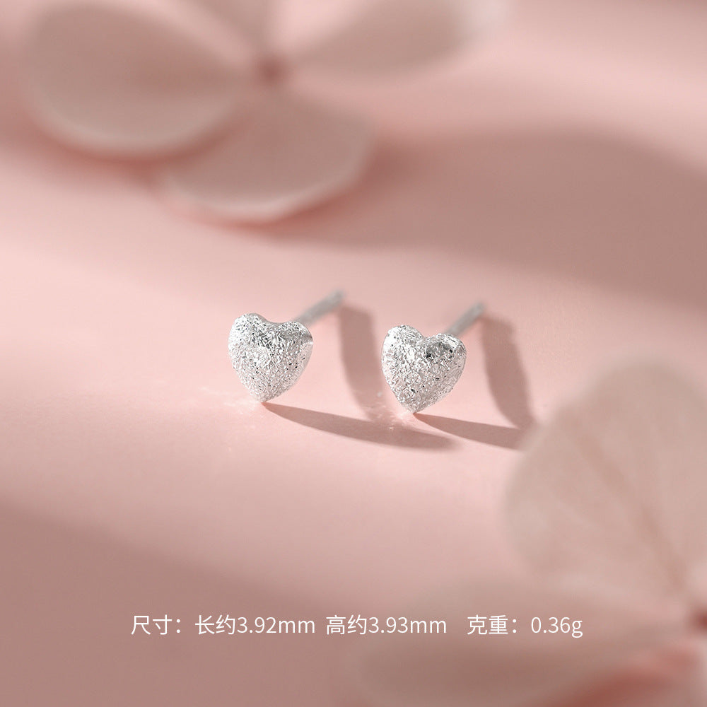 D廠【YC10142E】足銀S999釘砂方形圓形愛心幾何耳釘
26.10-1