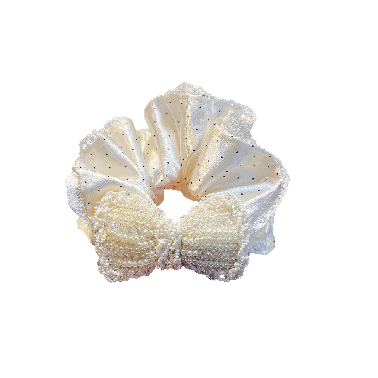 C廠【B99】珍珠蝴蝶結髮圈高品質波點緞面腸圈髮繩2026新款蕾絲花朵頭繩髮飾
26.05-2「C廠-單筆結帳需滿,NT$500出貨(不含運費)」