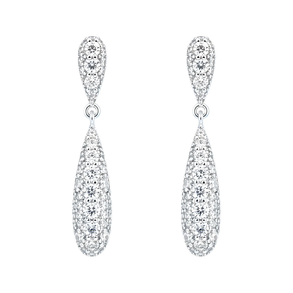 A廠【7424】微鑲鋯石時尚高級感長款水滴幾何名媛風新款耳環耳環飾品
26.03-2