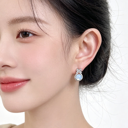 A廠【7633】鋯石蝴蝶花朵輕奢風小眾ins甜美耳環氣質優雅飾品耳環女
26.05-4