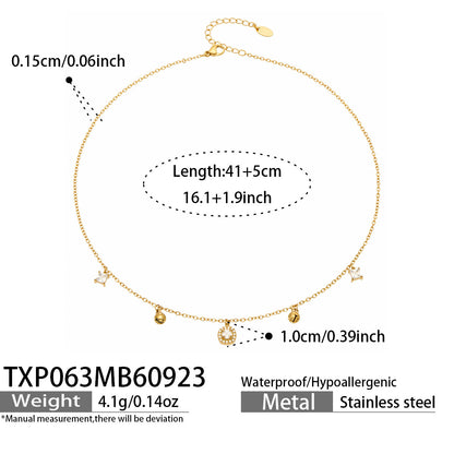B廠【TXP004】 不鏽鋼方塊鋯石吊墜耳環手鍊項鍊首飾套裝

 26.10-1