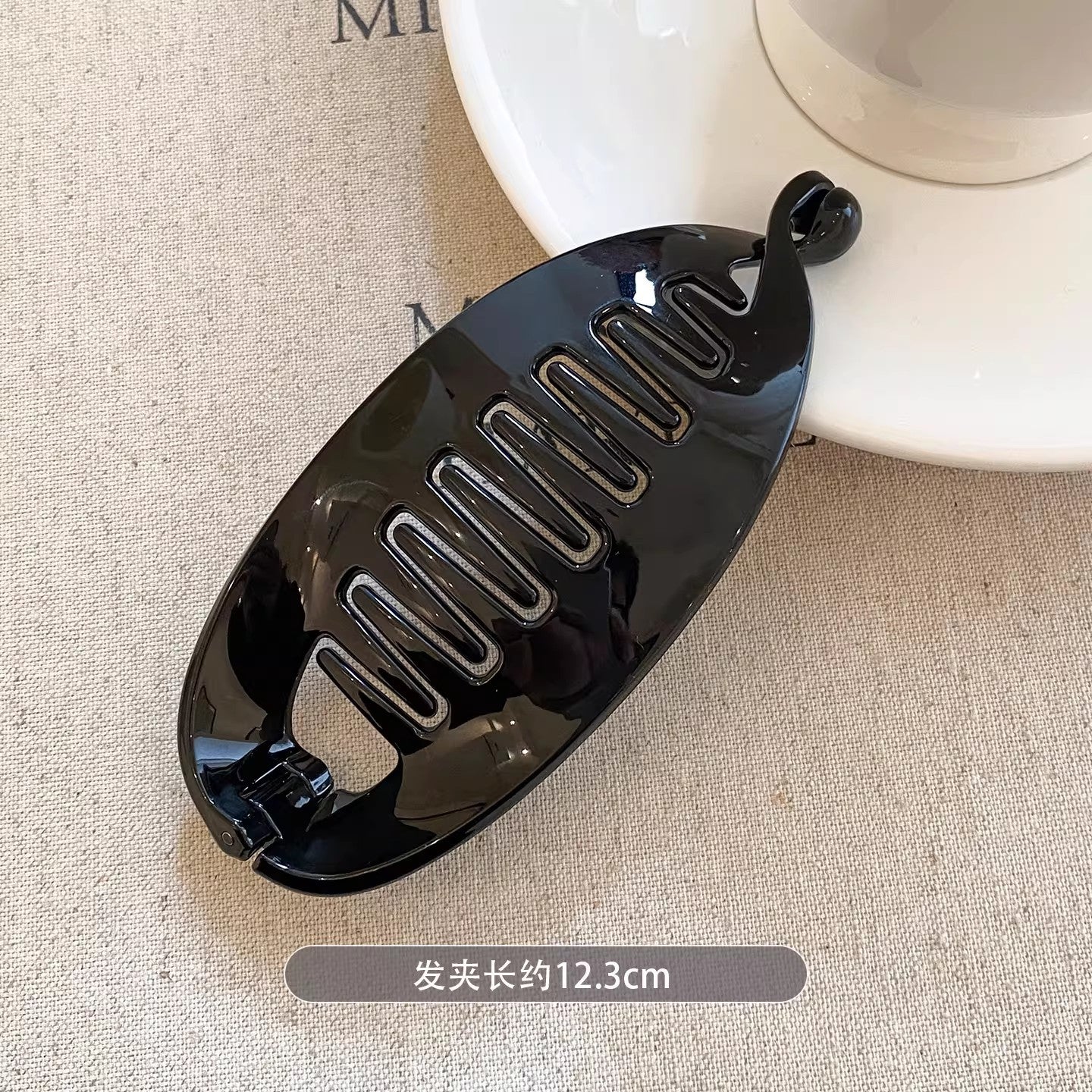 C廠【P108】簡約帶齒髮夾女2026新款香蕉夾高級感馬尾夾抓夾後腦勺豎夾扭扭夾
 26.03-3「C廠-單筆結帳需滿，NT$500出貨(不含運費)」