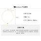 A廠【HN9438】鋯石紋路花朵吊墜項鍊歐美時尚簡約百搭氣質鎖骨鏈小眾設計感項鍊 25.07-2