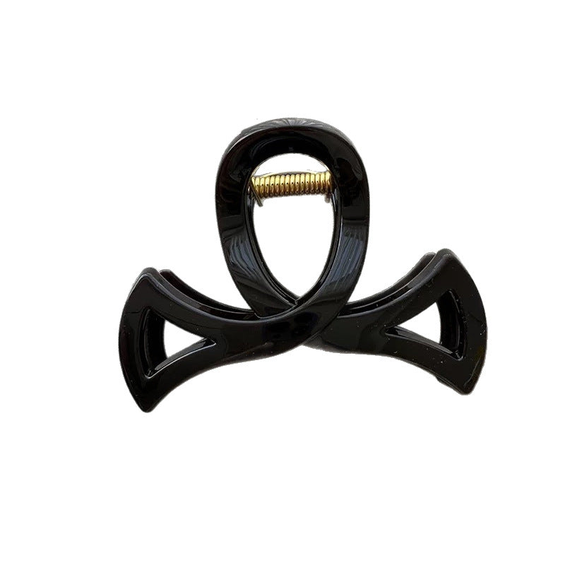 C廠【X6】百搭鏤空抓夾女2026新款高級感中鯊夾後腦勺半紮髮夾氣質頭飾
 26.03-2