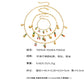 B廠【TXP414】水果系列鑲嵌鋯石多吊墜歐美風項鍊手鍊腳鍊套裝不銹鋼材質
 25.10-1